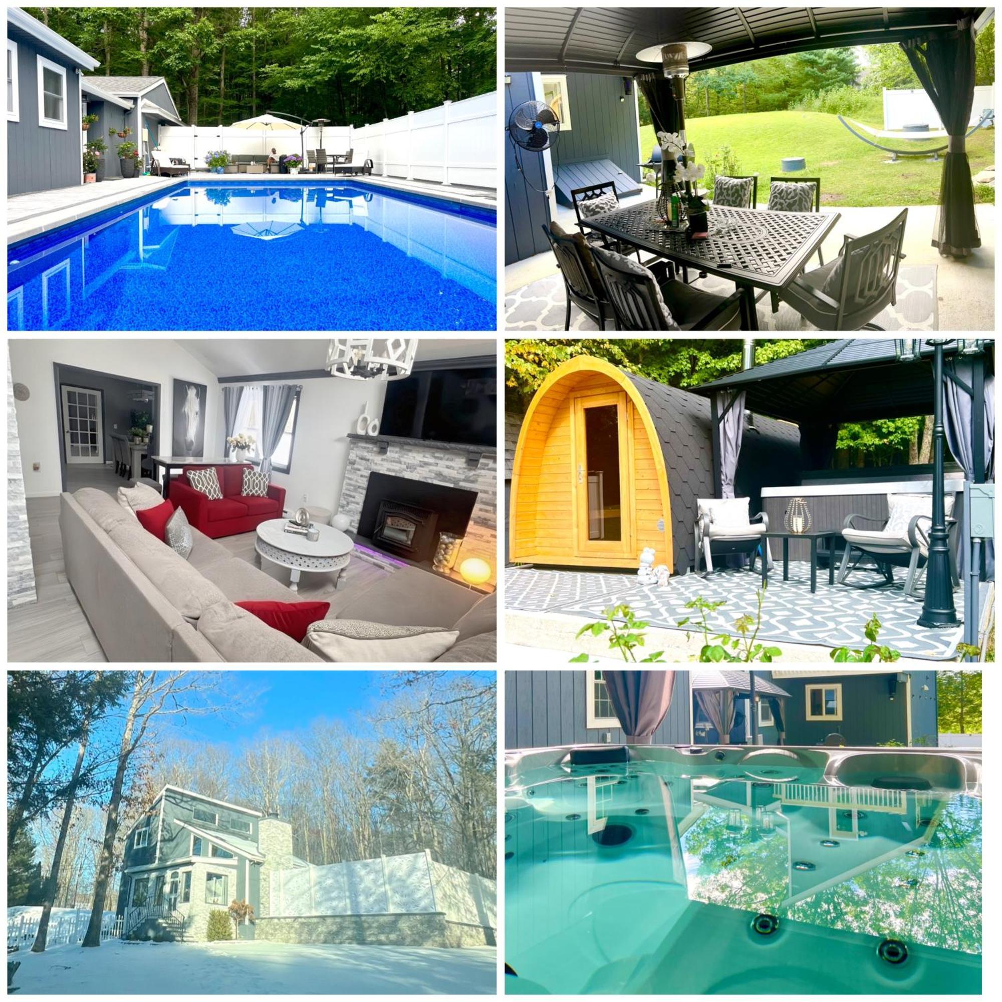 Amazing Poconos House . Sauna/Hot Tub/Private Pool East Stroudsburg Eksteriør billede